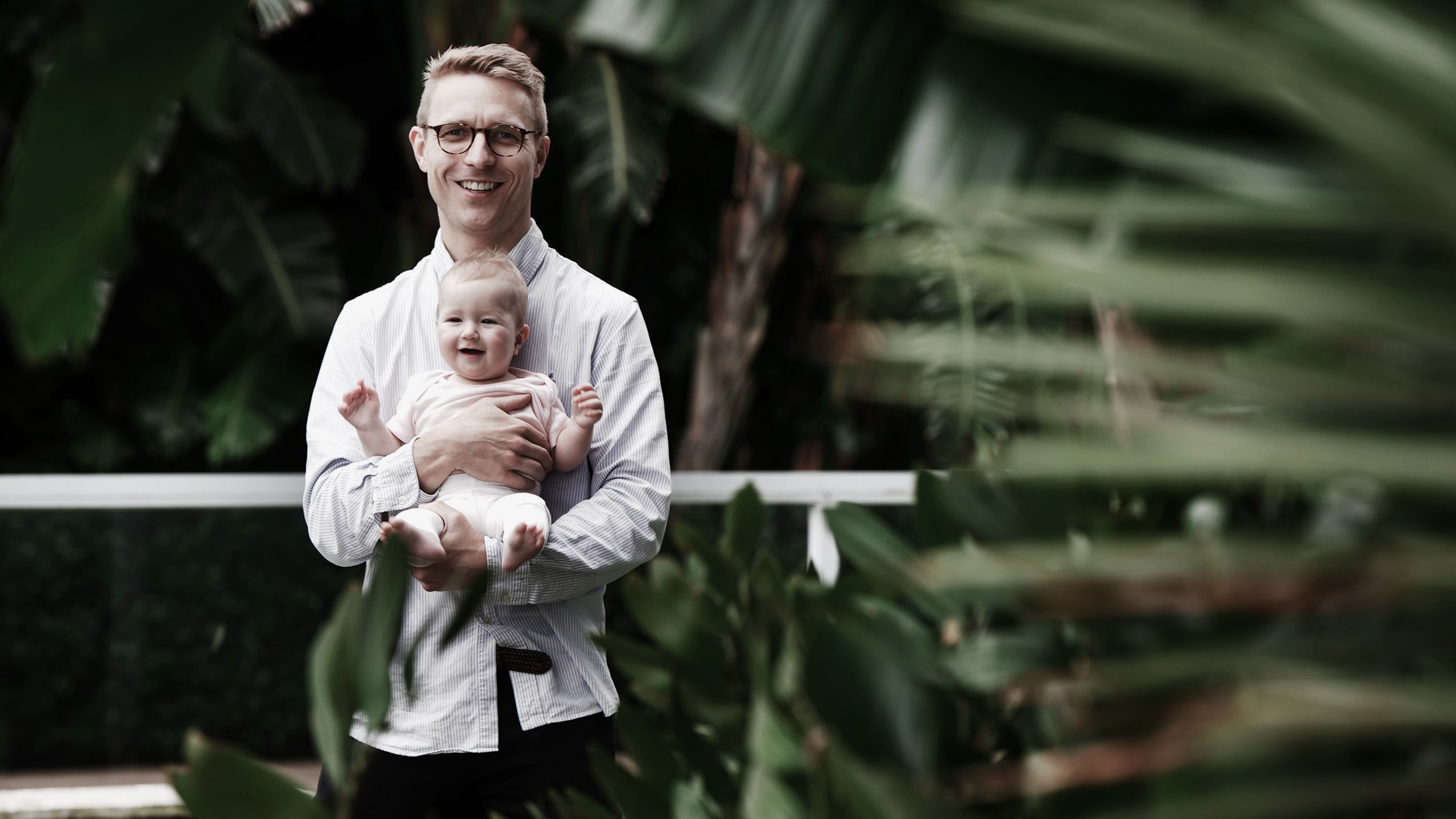 BOQ Specialist Financial Specialist, Ben Glasgow and his daughter, Billie.